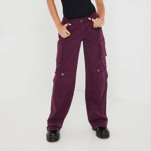 Forever 21 Burgundy Cargo Pants!